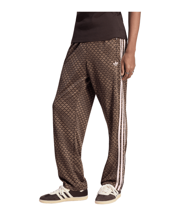 adidas Originals Firebird Loose Monogram Hose Braun - braun