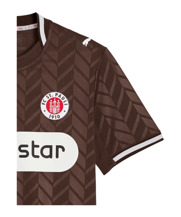 PUMA FC St. Pauli Maglietta Home 2026/2027 Marrone C01 - marrone