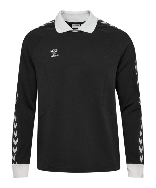 hummel Root Polo Langarm Schwarz F2001