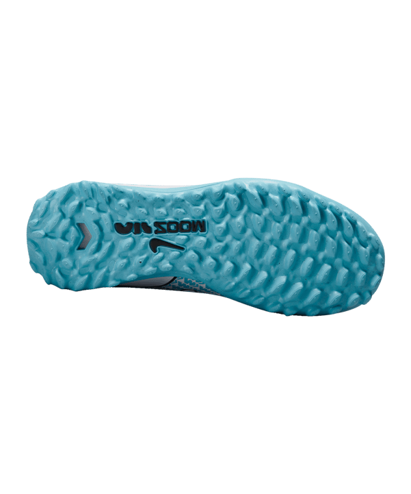 Nike Jr Air Zoom Mercurial Vapor XV Academy TF Blast Kids Weiss Blau Pink F146 - weiss