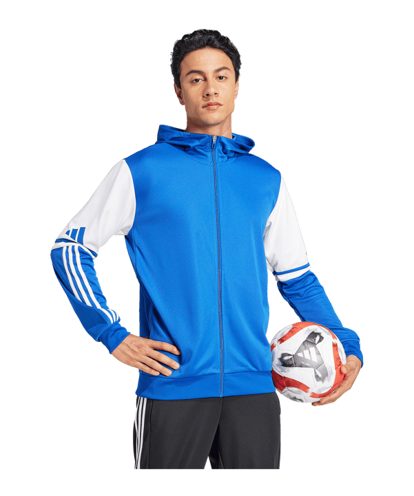 adidas Squadra 25 Kapuzenjacke Blau - blau