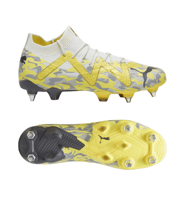 PUMA FUTURE Ultimate MxSG Voltage Grau Gelb F04 - grau