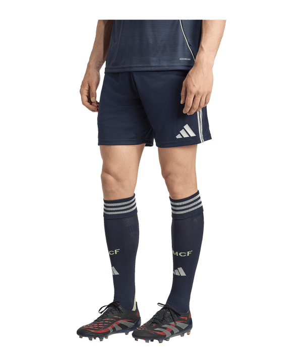 adidas Real Madrid Short Away 2025/2026 Blau - blau