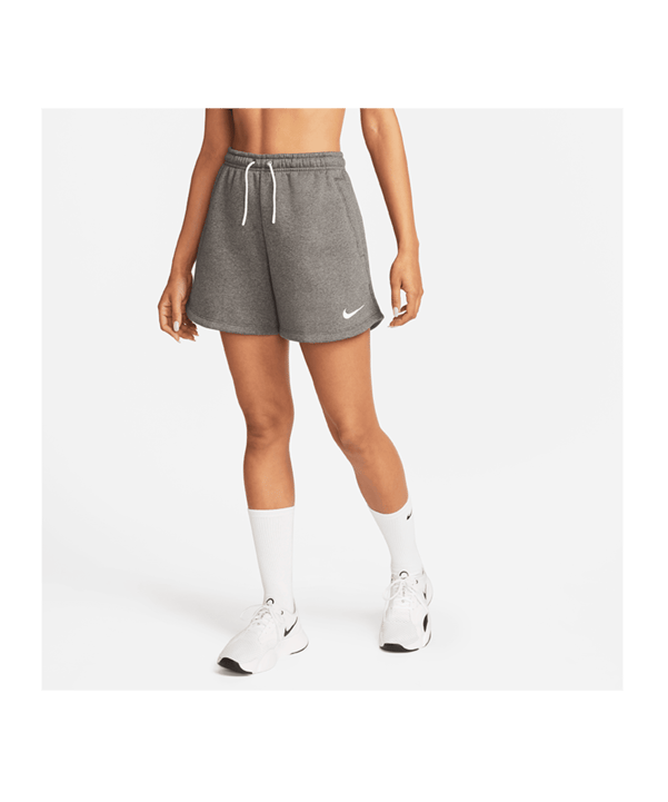 Nike Park 20 Fleece Short Damen Grau Weiss F071 - grau