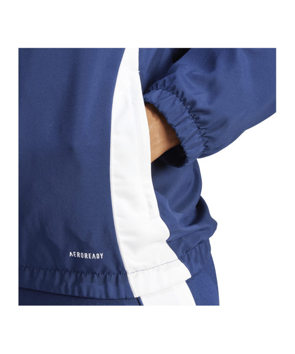 adidas Tiro 24 Windbreaker Damen Blau Weiss - blau