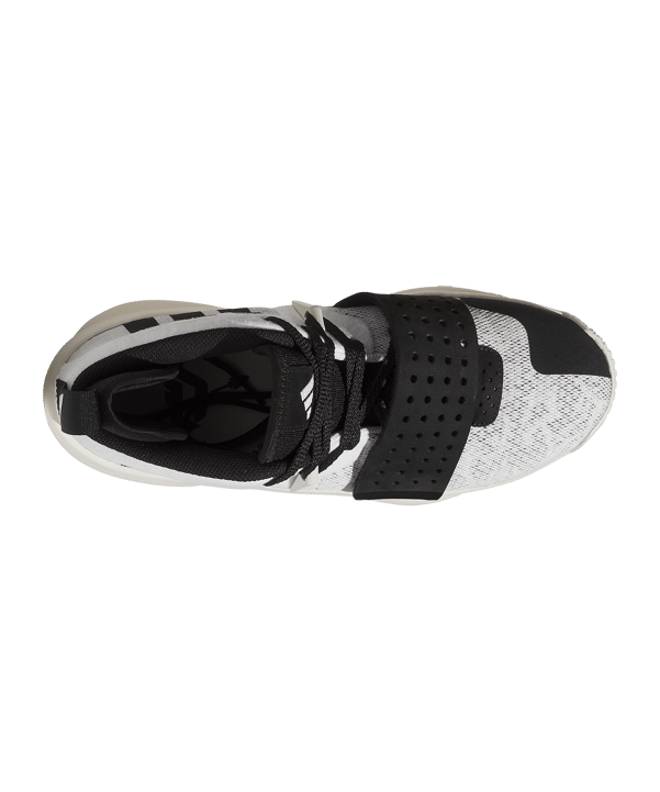 adidas Dame 8 Extply Weiss Schwarz - weiss