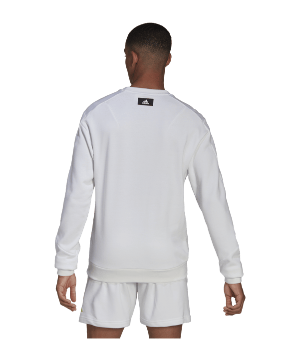 adidas Three Bar Future Icons Sweatshirt Weiss - weiss