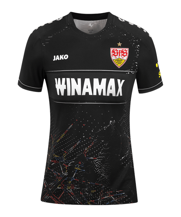 JAKO VfB Stuttgart Trikot 3rd 2024/2025 Damen Schwarz F800 - schwarz