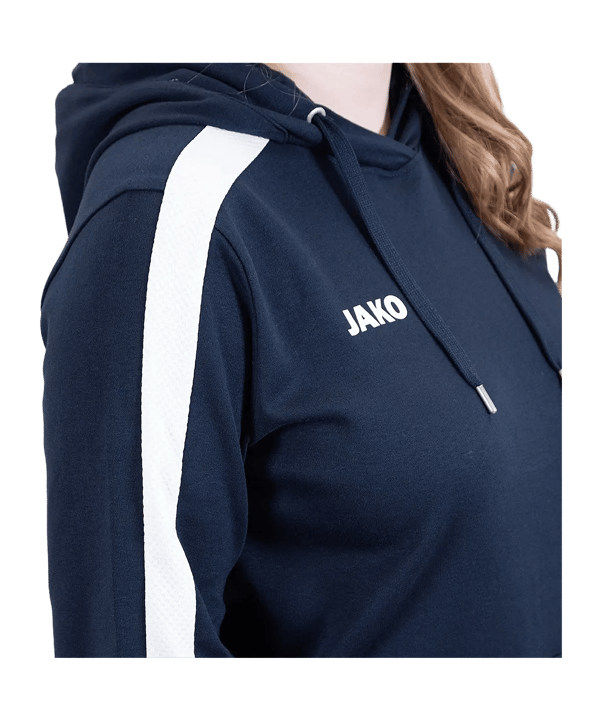 JAKO Power Hoody Dames Blauw K900 - blauw