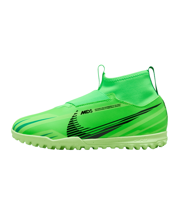Nike Jr Air Zoom Mercurial Superfly IX Academy TF Dream Speed 8 Kids Grün Schwarz F300 - gruen