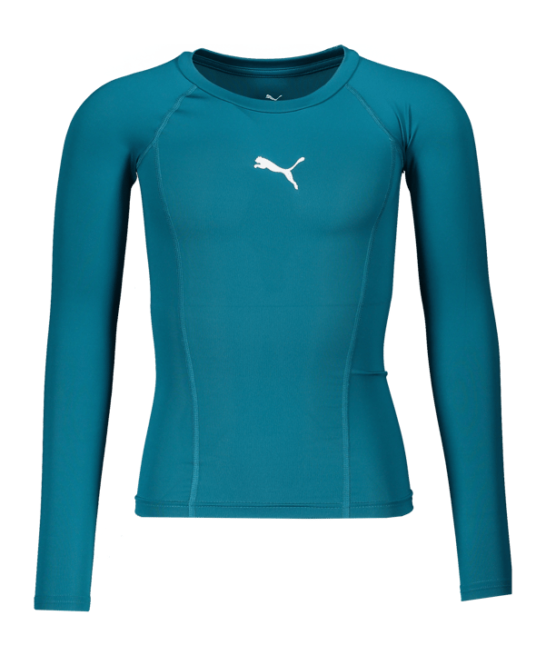 PUMA LIGA Baselayer Warm Longsleeve Kids Blau F27 - tuerkis