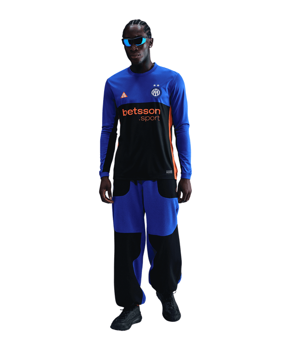 Nike ACG X Inter Mailand 4th Trikot langarm 2025/2026 Blau F413 - blau