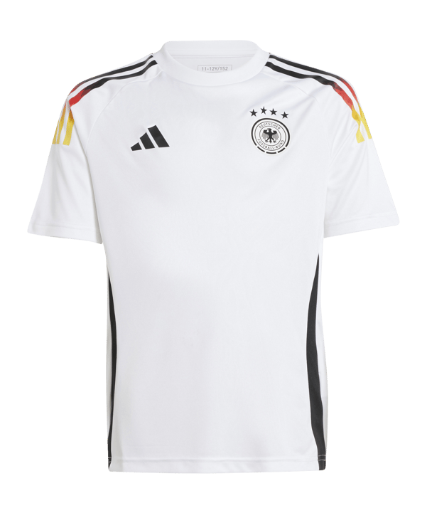 adidas DFB Deutschland Fantrikot Home EM 2024 Kids Weiss - weiss