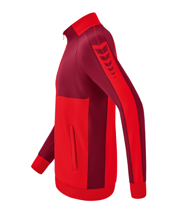Erima Six Wings Trainingsjacke Kids Rot - rot