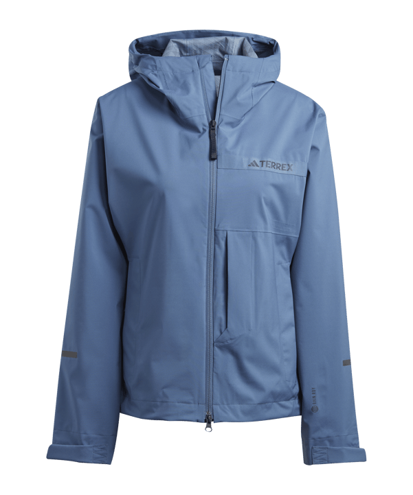 adidas Terrex Multi RAIN.RDY 2.5-Layer Rain Jacket Blue - blau