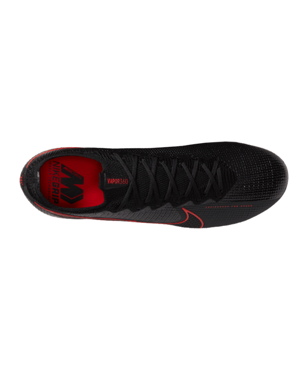 Nike Mercurial Vapor XIII Black X Chile Red Elite FG Schwarz F060 - schwarz