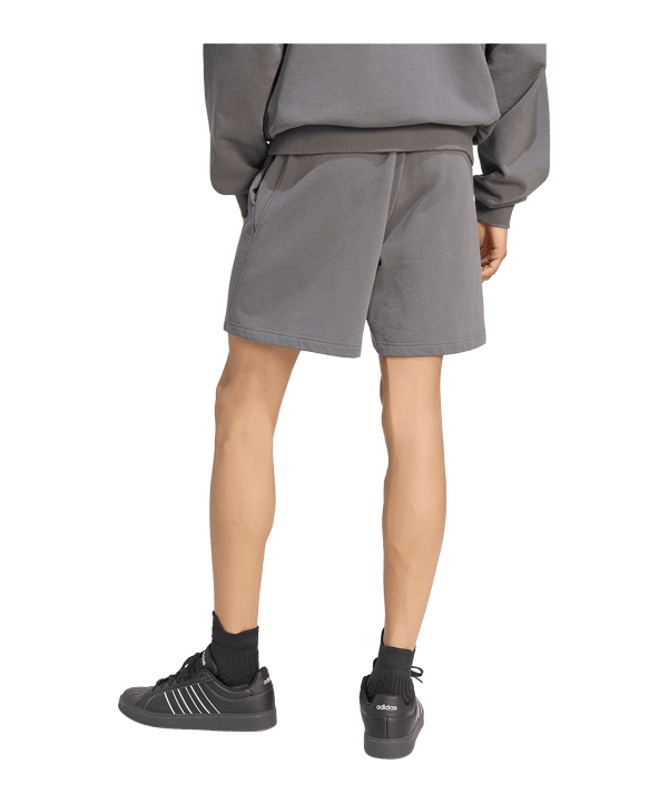 adidas Kit Logo Pantaloncini Grigio - grigio