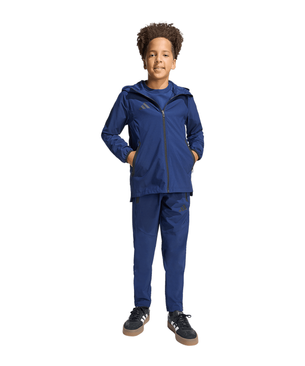 adidas Tiro Travel Windjacke Kids - schwarz