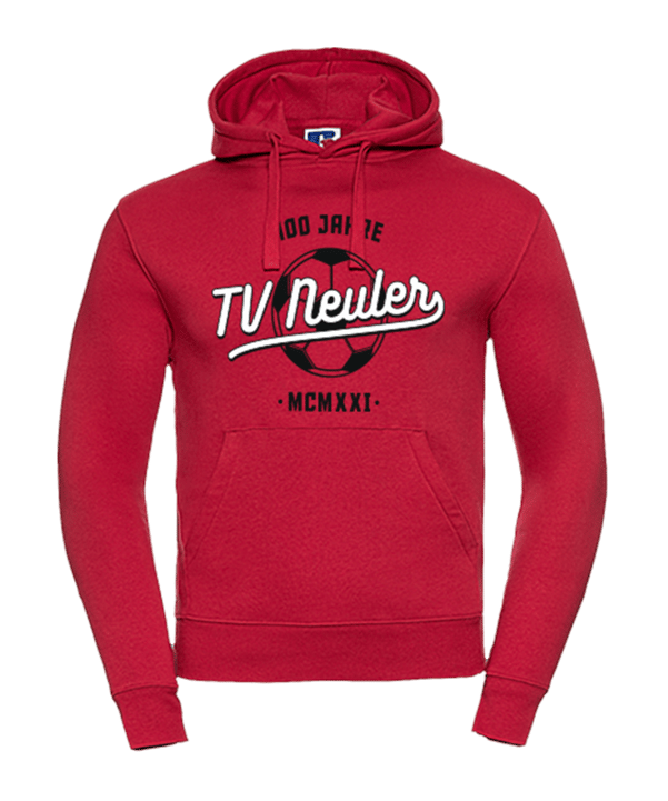 TV NEULER Hoodie Vintage Ball MCMXXI (RED) - rot