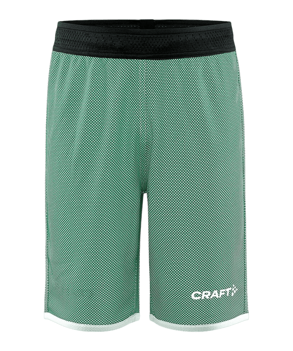 Craft Progress Reversible Basket Short Kids Grün F651900 - gruen