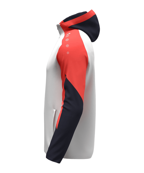 JAKO Dynamic Kapuzenjacke Kids Weiß F026 - weiss