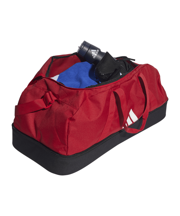 adidas Tiro League Duffel Bag Gr. L Rot Weiss - rot