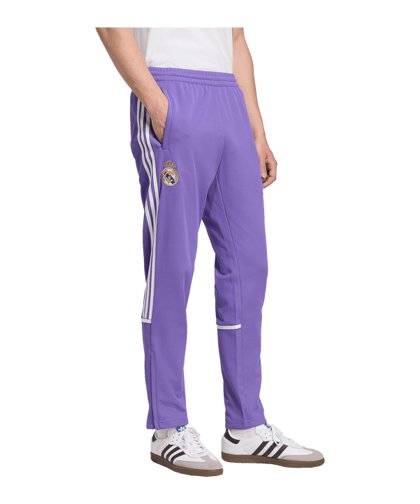 adidas Real Madrid Lfstlr Track Hose Lila - lila