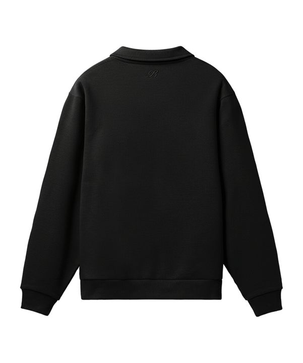Burocs Essential Mock Neck Sweatshirt Noir - noir