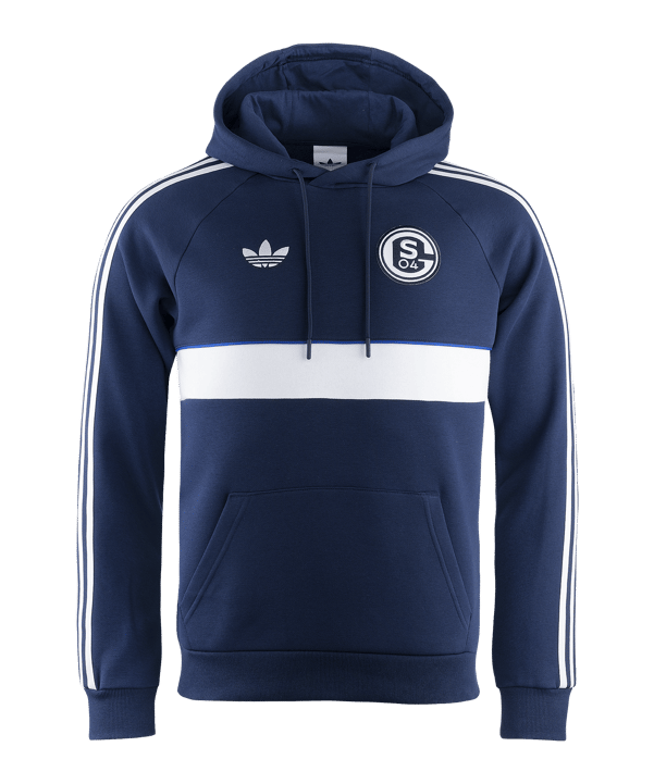 adidas Originals FC Schalke 04 Jas met capuchon Blauw - blauw