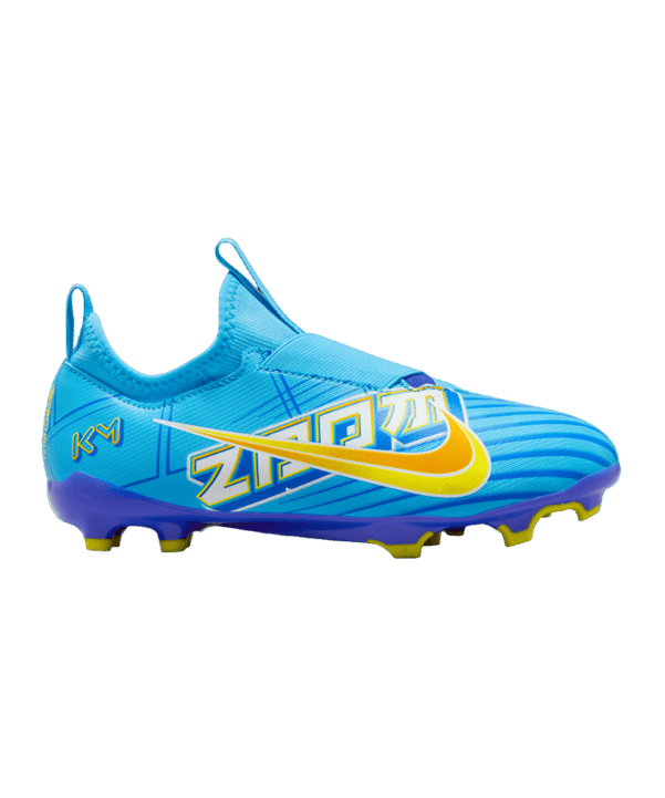 Nike Jr Air Zoom Mercurial Vapor XV Academy FG/MG Mbappe Signature Kids Blau F400 - blau
