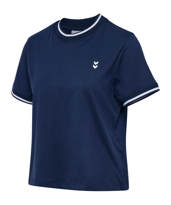 Hummel Pulse Retro T-Shirt Damen Blau F7459 - blau