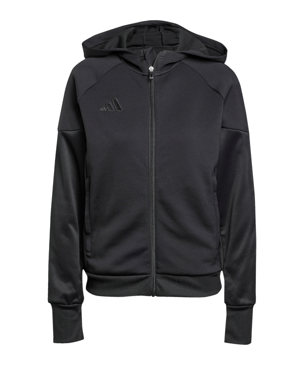 adidas Tiro 25 Travel Kapuzenjacke Damen Schwarz - schwarz