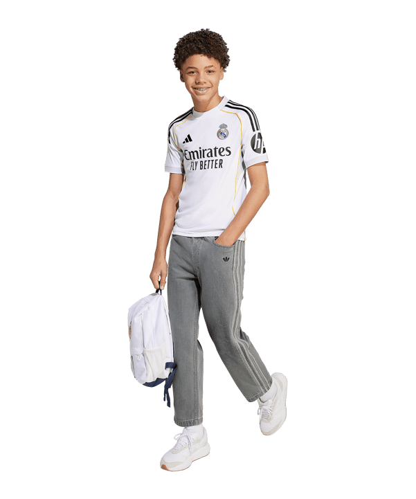 adidas Real Madrid Trikot Home 2025/2026 Kids Weiß - weiss