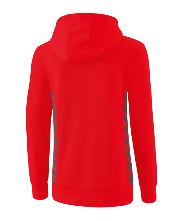 Erima Team Essential Hoody Damen Rot Grau - rot