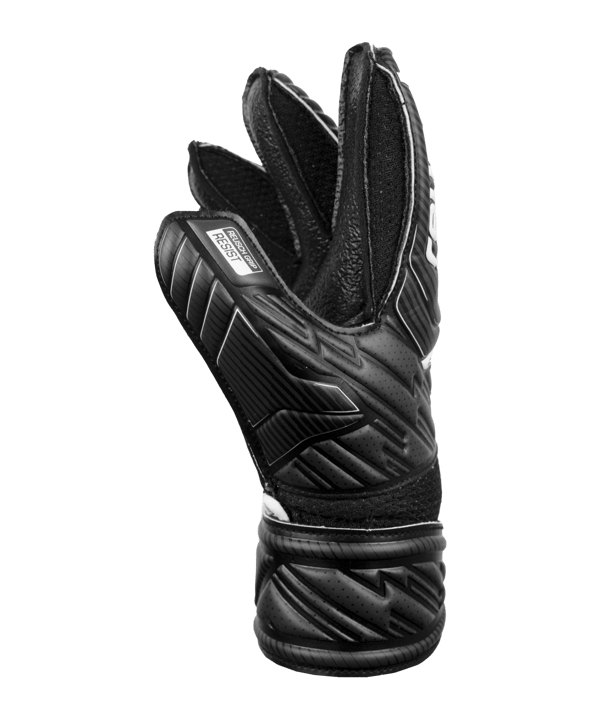 Reusch Attrakt Resist Finger Support Torwarthandschuh Kids Schwarz F7700 - schwarz