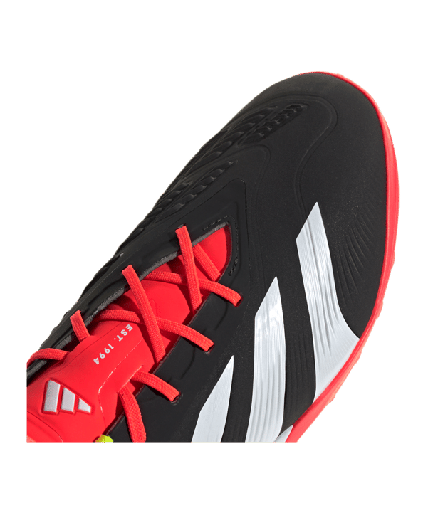 adidas Predator Elite TF Solar Energy Schwarz Weiss Rot - schwarz