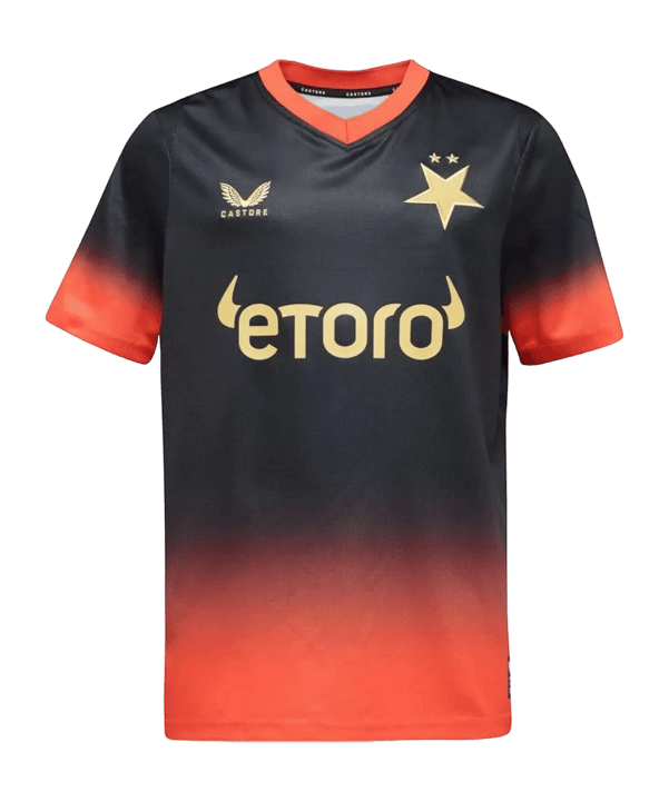 Castore SK Slavia Prague Maglietta Away 2026/2027 Bambini Nero - nero