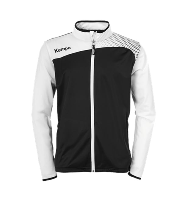 Kempa Emotion Classic Jacke Kids Schwarz Weiss F06 - schwarz