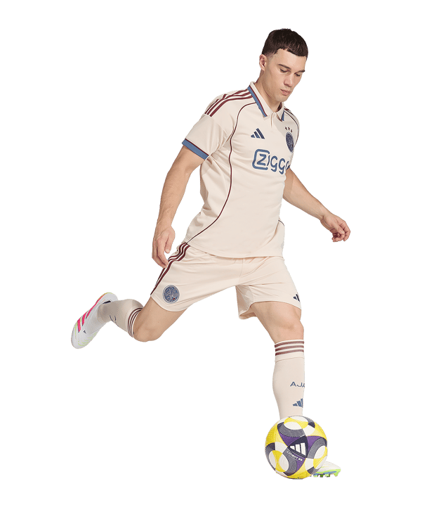 adidas Ajax Amsterdam Short 3rd 2025/2026 Beige - beige