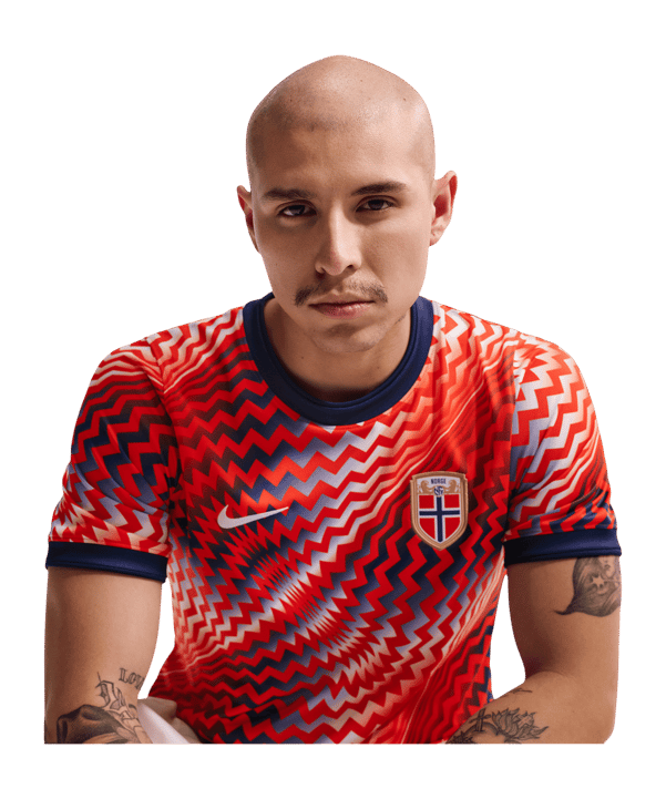 Nike NFF Norwegen Prematch T-Shirt WM 2026 Rot F673 - rot