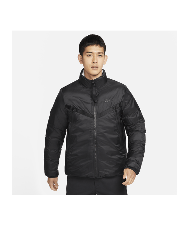 Nike Therma-FIT Revival Reversible Jacke F010 - schwarz