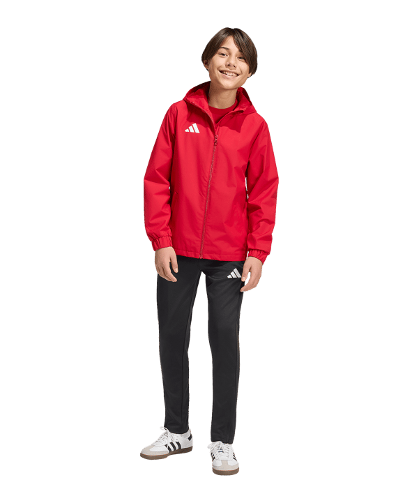 adidas Entrada 26 Jacke Kids Rot - rot