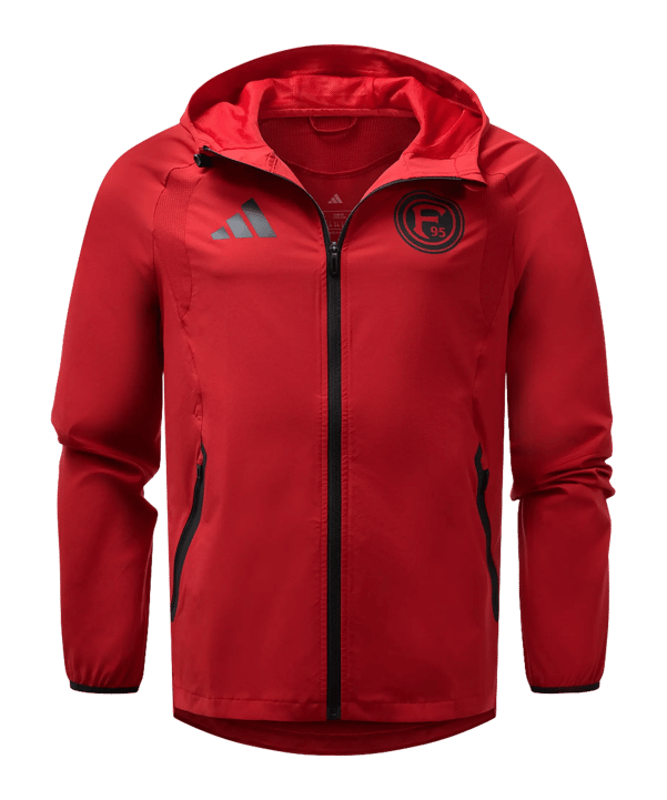 adidas Fortuna Düsseldorf Giacca da rappresentanza Rosso - rosso
