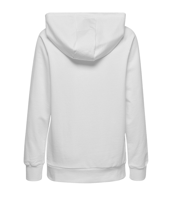 Hummel Cotton Hoody Damen Weiss F9001 - weiss