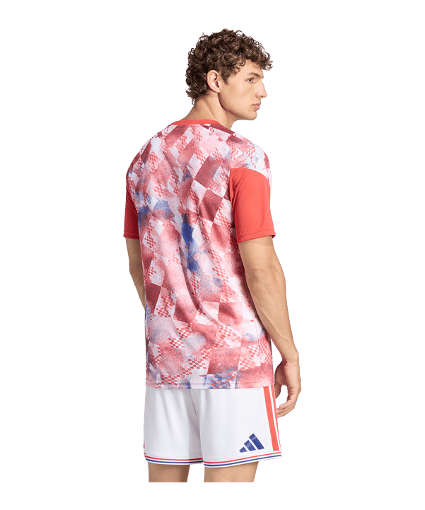 adidas Kroatien Pre-Match Trikot Home 2026 Rot - rot