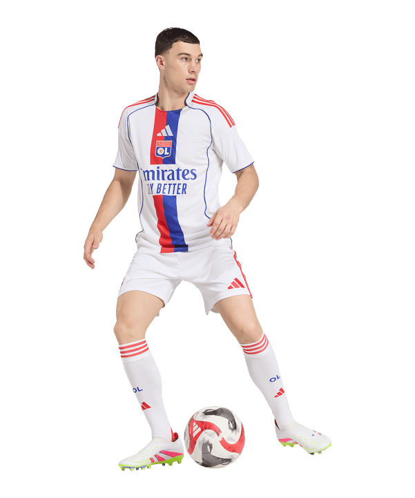 adidas Olympique Lyon Trikot Home 2025/2026 Weiß - weiss