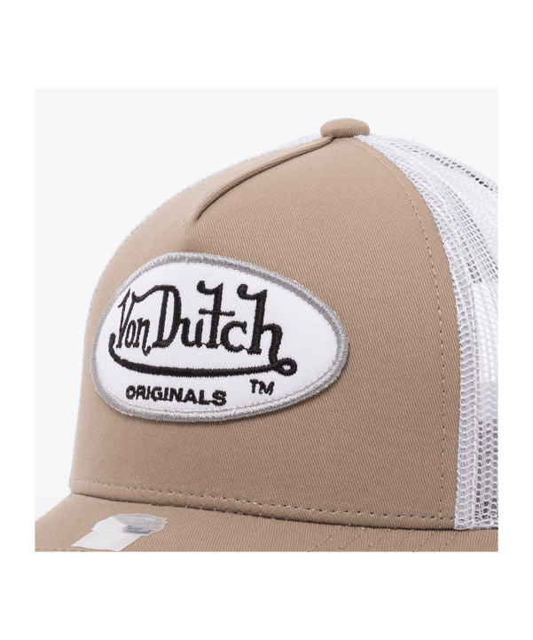 Von Dutch Boston Trucker Cap Braun Weiss - braun