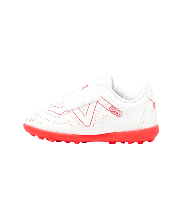 PUMA FUTURE Play TT V Breakthrough Baby Kids Weiss Rot Schwarz F01 - weiss
