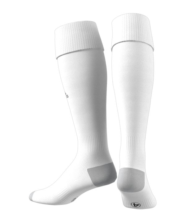 adidas Milano 16 Stutzenstrumpf Weiss Schwarz - weiss