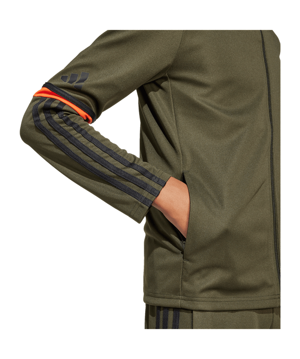 adidas Squadra 25 Trainingsjacke Kids Grün - gruen